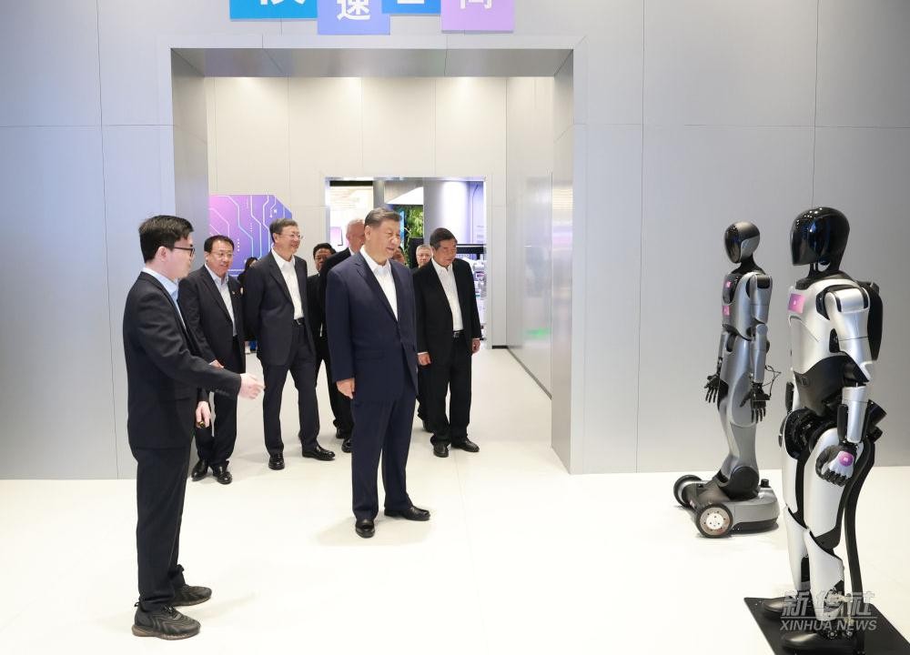 习近平总书记到上海调研，悟空体育森代表具身智能行业汇报进展